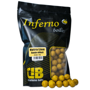 Carp Inferno Boilies Nutra Line - Banán/Oliheň