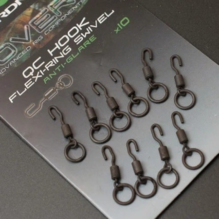 GARDNER Covert QC Flexi Ring Swivels 10ks, vel.12