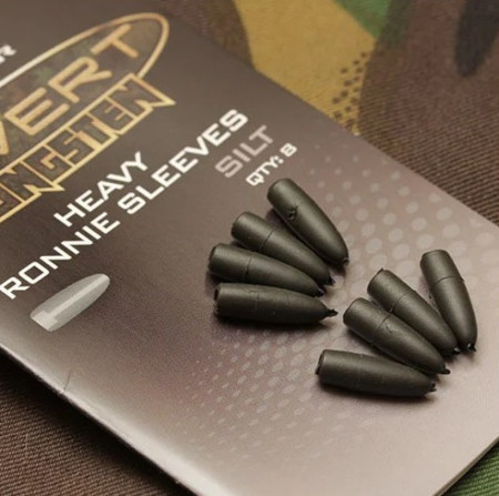 GARDNER Covert Tungsten Ronnie Sleeves, 8ks, vel.12mm x 4,1mm