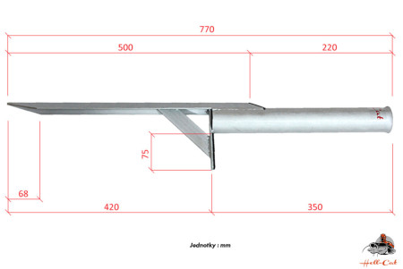 HELL-CAT sumcový trubkový stojan