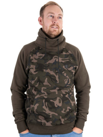 FOX Khaki Camo High Neck mikina XXL- AKCIA!