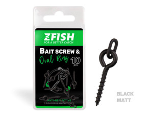 ZFISH Vrtáček s Kroužkem Bait Screw & Oval Ring