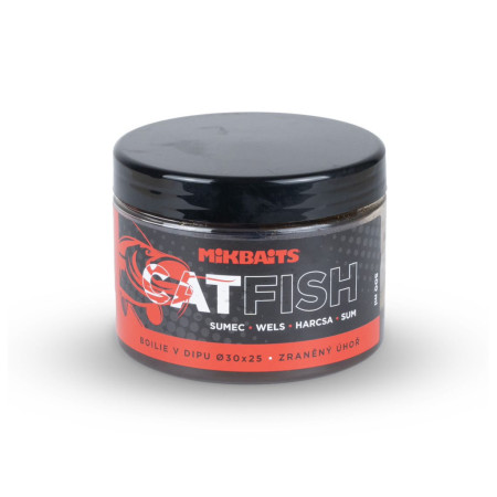 MIKBAITS Catfish Boilie v dipe 50x30mm 500ml 