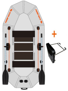 KOLIBRI K-250T profi, šedý, lamelová podlaha + držiak motora 