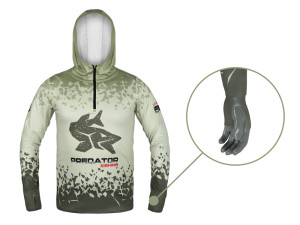 Tričko s kapucňou Delphin UV ARMOR 50+