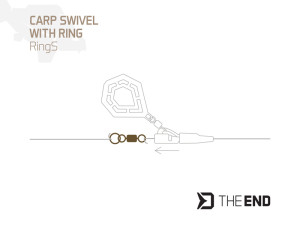 Obratlík s krúžkom Delphin TheEND RingS / 10ks