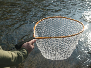 Pstruhový podberák Delphin SoftLUX mäkká sieť