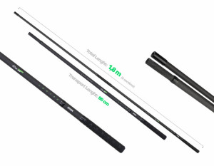 ZFISH Podběráková Tyč Vortex 1.8m Landing Net Handle
