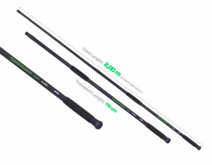 ZFISH Podběráková Tyč Transformer 2m Landing Net Handle